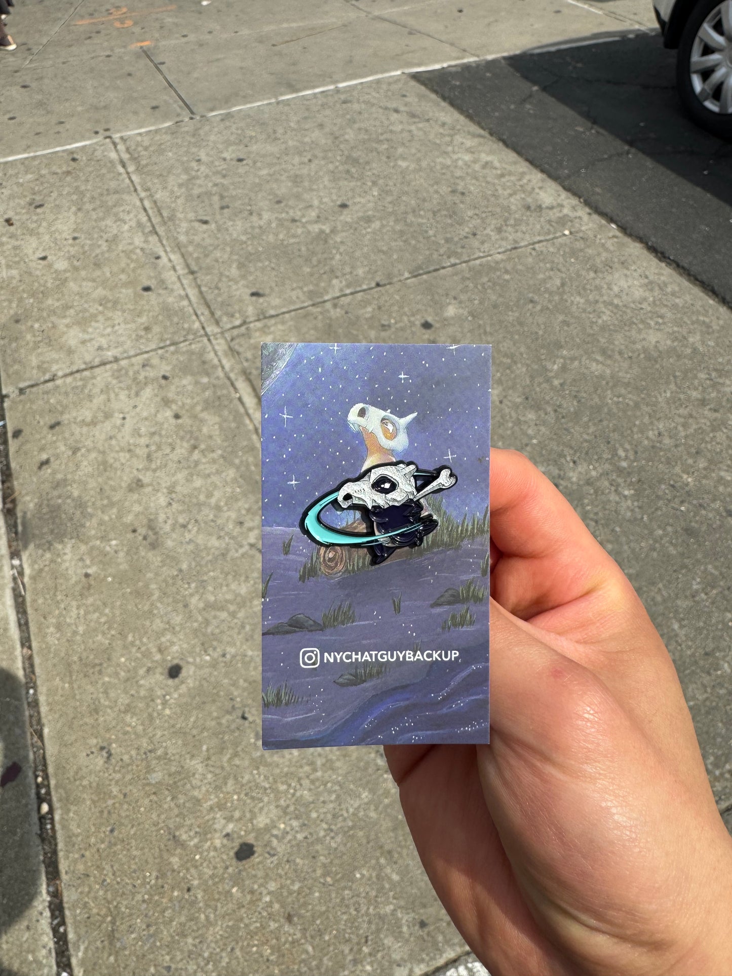 Swinging Shiny Cubone Pin