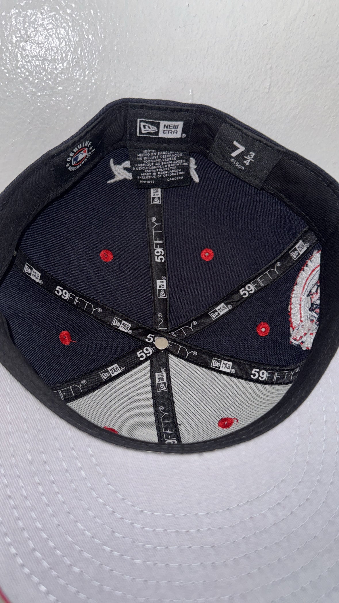 New Era 59fifty Navy Cleveland Indians
