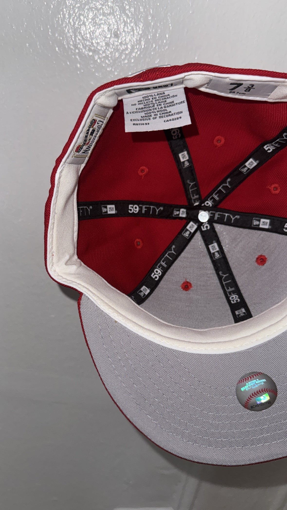 New Era 59fifty Red Cleveland Indians