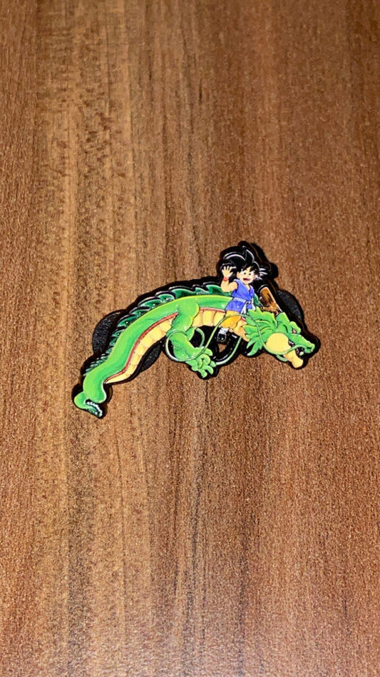 Goku and Shenron Pin