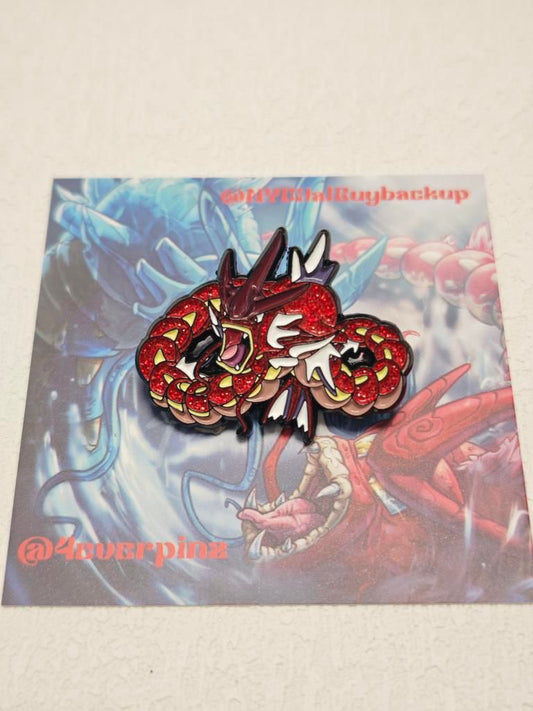 Infinity Burgundy Gyarados Pin