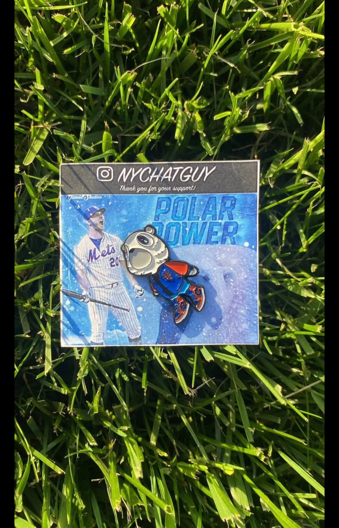 Pete Alonso Mets Pin