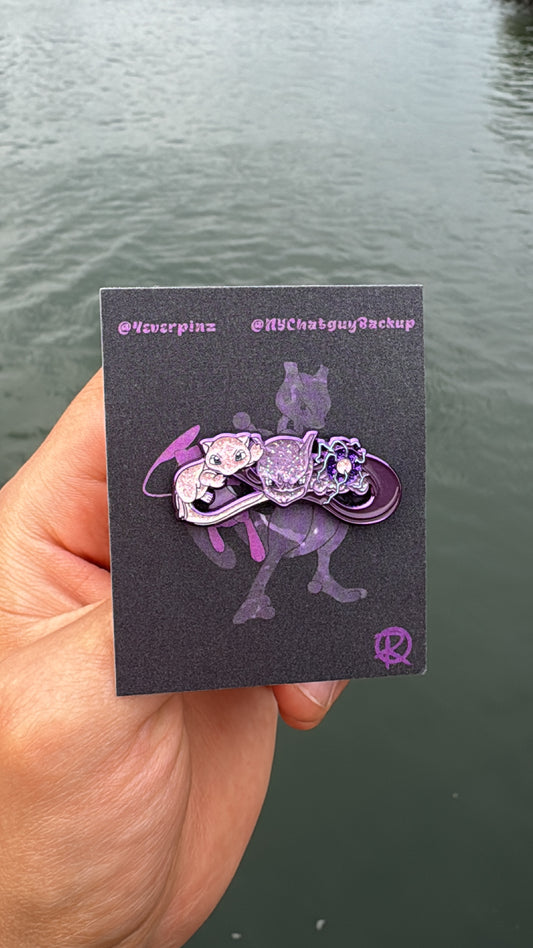 Mewtwo-Mew Pin