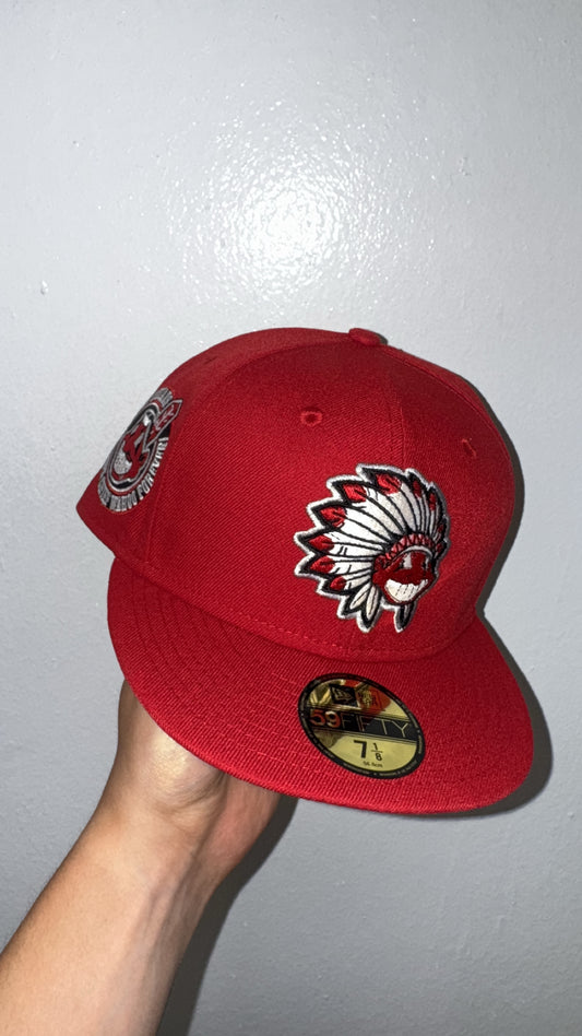 New Era 59fifty Red Cleveland Indians